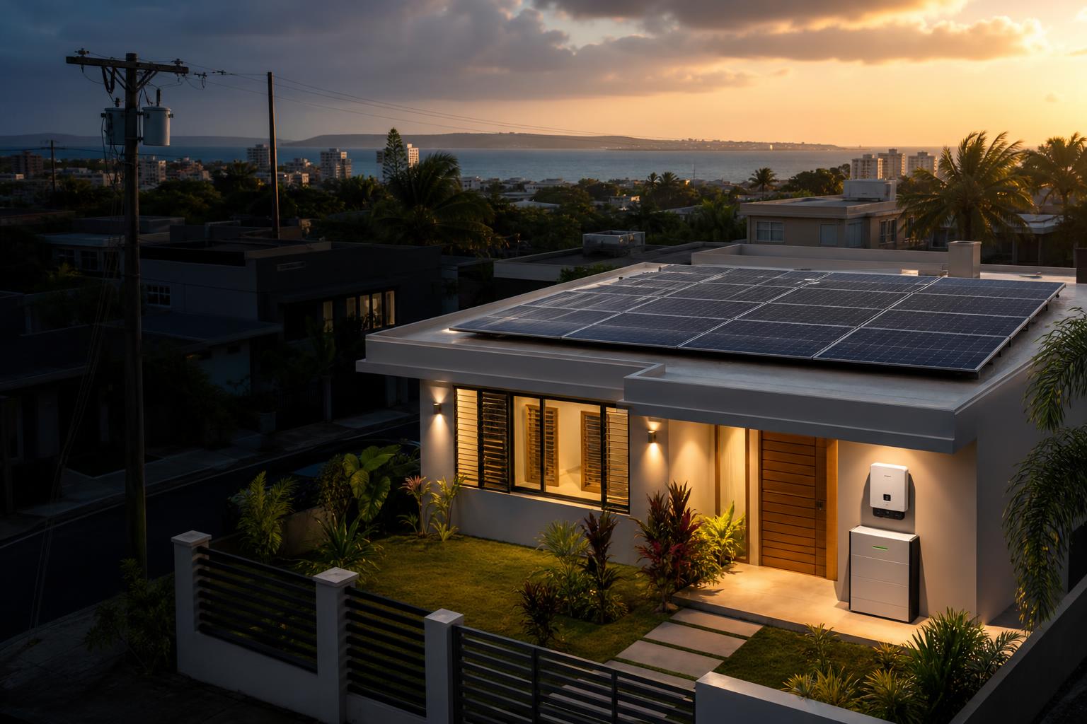 Energía solar ayudó a mitigar apagón en Puerto Rico